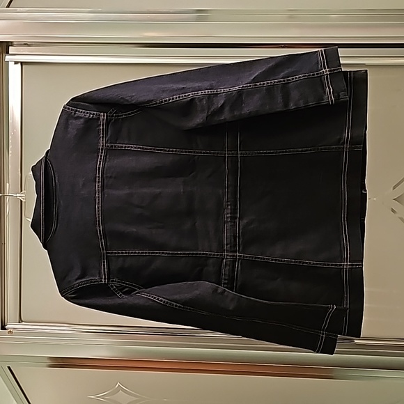 Susan Graver Petite Stretch Denim Vintage Utility Jean Jacket. BNWT. Never worn. - Picture 2 of 13